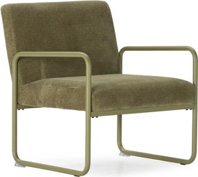 Zöld zsenília fotel Vince – MOME