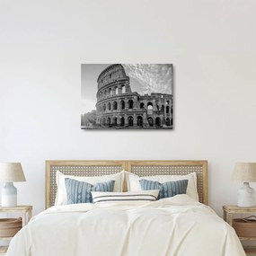 Kép - Colosseum Rómában, fekete-fehér (70x50 cm)