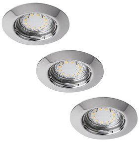 Rabalux 1047 - KÉSZLET 3xLED Beépíthető lámpa LITE 3xGU10-LED/3W/230V
