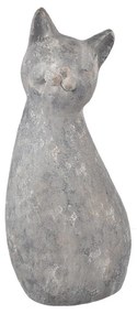 InDecor Kerámia Macska Meg szürke, 24 x 20 x 53 cm, 53 cm
