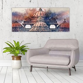 Kép - Akshardham, New Delhi, India (120x50 cm)