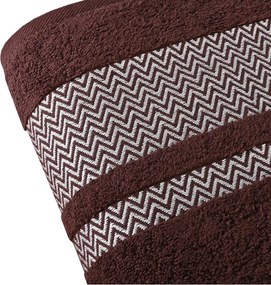 EMI Ates barna pamut törölköző 50x90 cm