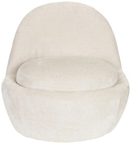 Krémszínű fotel Nash – White Label