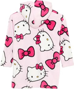 Hello Kitty Bow belebújós plüss polár takaró, poncsó 7-14 év