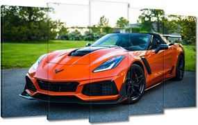 Vászonkép 100x60 Narancssárga autó
