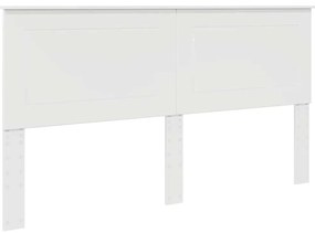 Fejtámla fejtámlával Fényes Fehér 180 cm Faanyag