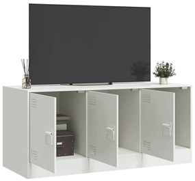 fehér acél TV-szekrény 99 x 39 x 44 cm