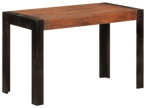 Mézbarna tömör mangófa étkezőasztal 120x60x76 cm