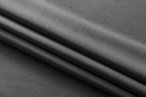 Szürke fényzáró függöny VELVET 140x250 cm Felfüggesztés: Fém gyűrűk