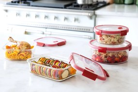 CURVER SMART COOK ÜVEG ÉTELTARTÓ DOBOZ - 2,3 L ( 20 x 7 x 29)