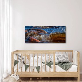 Részletes kép - víz a kövek között (120x50 cm)