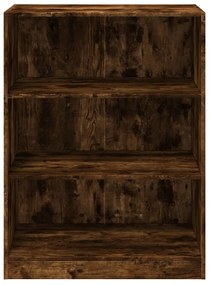 füstös tölgy színű szerelt fa ruhásszekrény 77 x 48 x 102 cm