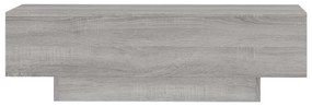 szürke sonoma szerelt fa dohányzóasztal 100x49,5x31 cm