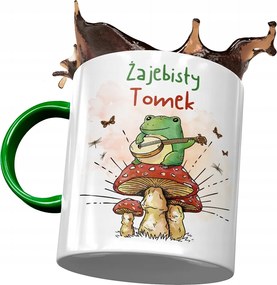 Zöld Bögre Tomi Férj Kolléga Ajándék Nyomtatott Fotóval