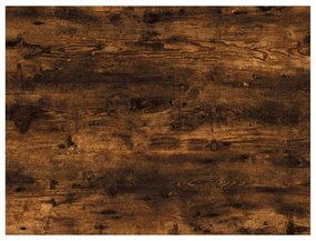 4 db füstös tölgy színű szerelt fa fali polc 40 x 30 x 1,5 cm