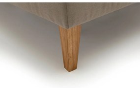 Bézs boxspring ágy 160x200 cm Stockholm – Meise Möbel