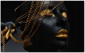 Fotótapéták 416x254 Arany ékszerek a kézben