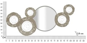 Fém fali dekoráció 106x48 cm Hop – Mauro Ferretti