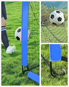 Focikapu gyerekeknek 2 darabos készlet, 90x120 cm, kék