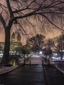 Poszter 30x40cm Esti kilátás a Central Parkra, Assaf Frank