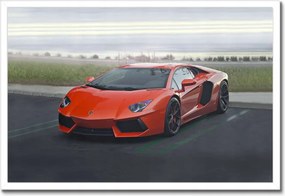 Poszterek keretben 60x40 Gyors autó