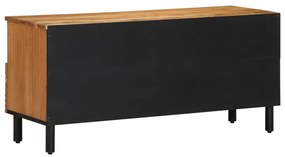 TV Szekrény 100x33,5x46 cm Tömör Akácfából