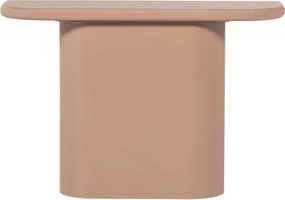 Világos rózsaszín fényes konzolasztal 30x120 cm Nocta – WOOOD