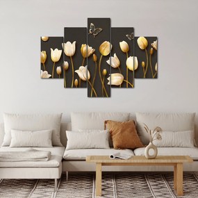 Kép - Tulipánok - absztrakt (150x105 cm)