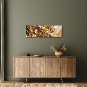Kép - Márvány arannyal (órával) (90x30 cm)