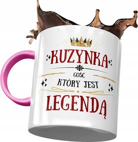 Rózsaszín Bögre Unokatestvérnek Születésnapra Ajándék Nyomtatott Fotóval