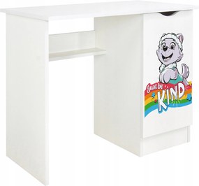 Gyerek íróasztal Mancs Őrjárat szekrénysel 90x50x77 – Tanulás és játék