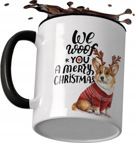 Karácsonyi Bögre Welsh Corgi Kutyával Ajándék Kutya Mama Kutya Apa