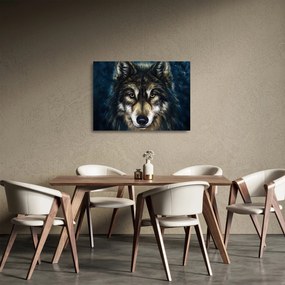 Üveg kép - Wolf (70x50 cm)