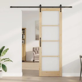 Csúszóajtó Egyéb ORKDAL Barna 78 x 232 cm Fa és fém