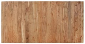 Fekete tömör akácfa étkezőasztal 180 x 90 x 77 cm
