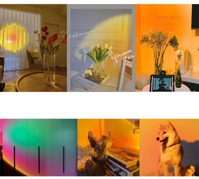 Színes LED lámpa távirányítóval - RGB