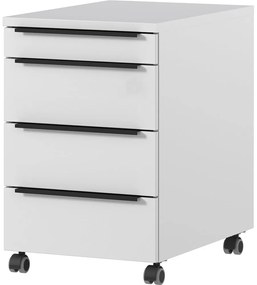 Világosszürke szekrény 42x63x60 cm Mailand – Germania