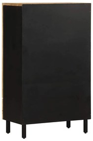 tömör nyers mangófa tálalószekrény 60 x 33,5 x 110 cm