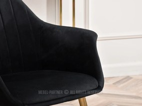 Fotel Osmol F (fekete + arany). 1110360