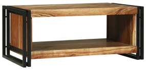 dohányzóasztal 90x50x38 cm Tömör akácfa