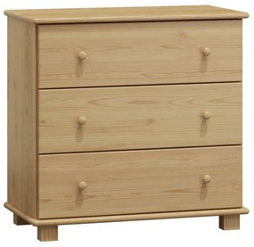 Fenyő komód 3s mélység 47 cm fenyő