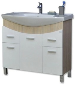 ZX sonoma 85/95 cm fürdőszoba bútor