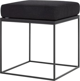 Fekete kárpitozott ülőke Feo – noo.ma