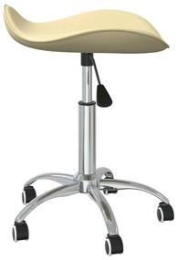 krémszínű műbőr irodaszék