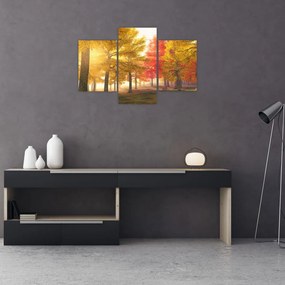 Őszi fák képe (90x60 cm)