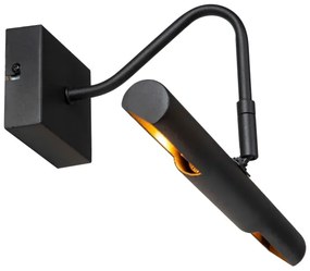 Lucide 45299/02/30 - Képmegvilágító VINZ 2xG9/28W/230V fekete