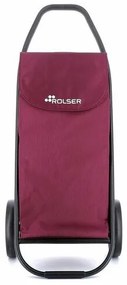 Rolser Com MF 8 Black Tube kerekes bevásárlótáska,bordó