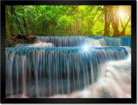 Poszterek keretben 40x30 Trópusok Tájkép Kaszkád