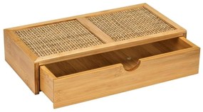 WENKO 25603100 – ALLEGRE rendszerező 28x14 cm barna
