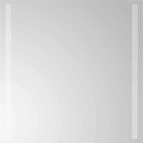vidaXL LED-es fürdőszobatükör 50x50 cm